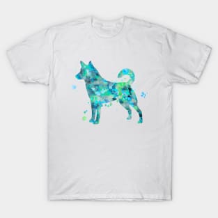 Canaan Dog Watercolor Painting T-Shirt